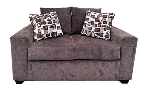 Sofa and LOve Seat in Chocolate Love SEat in Gray and Sofa in Blue different colors of the Claudia